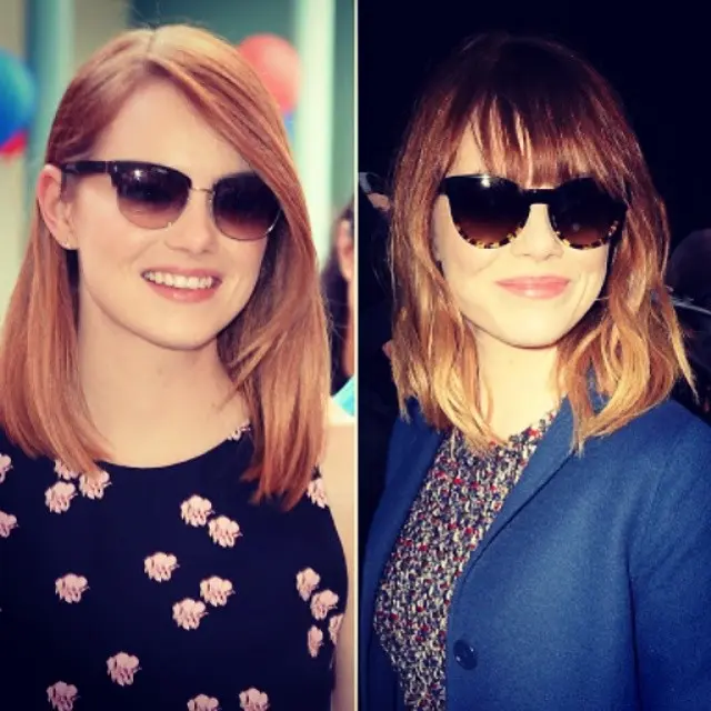 Emma Stone con gafas bonitas