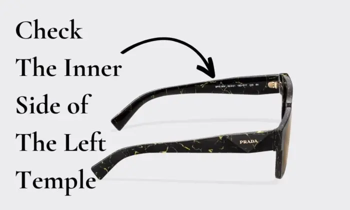 Detalles de gafas Prada auténticas