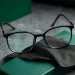 gafas con tinte verde