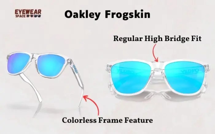 montura translúcida Oakley Frogskin