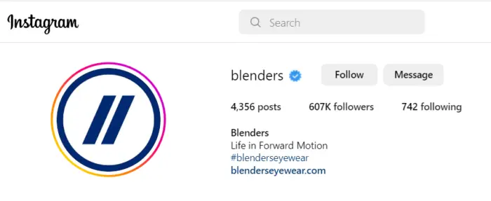 popularidad instagram blenders